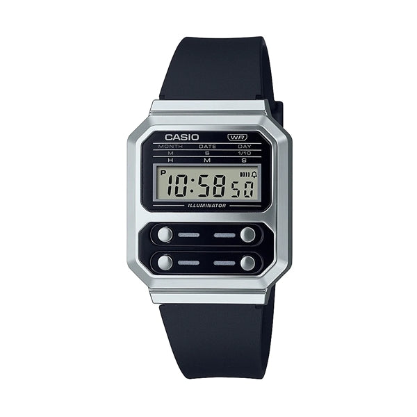 CASIO VINTAGE EDGY COLLECTION - BLACK A100WEF-1AEF