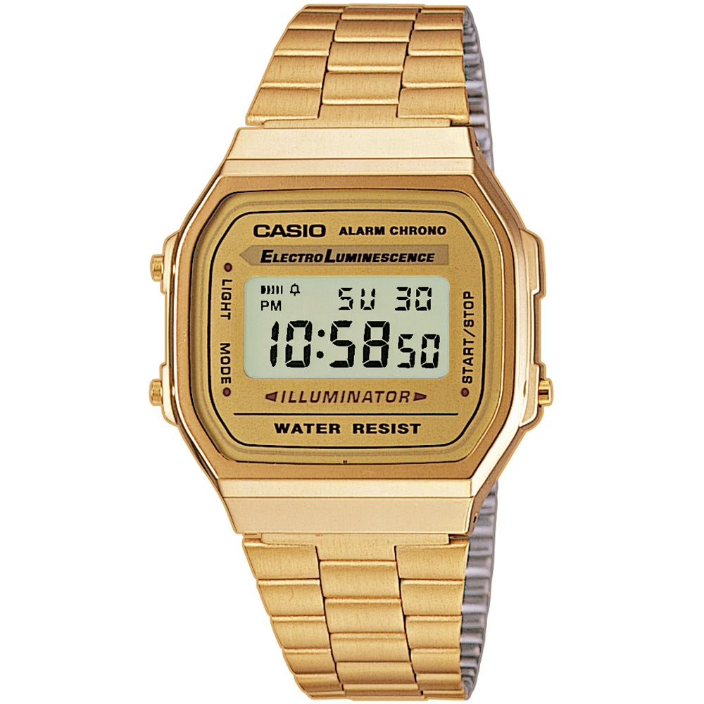 CASIO VINTAGE ICONIC - VISS ZELTĀ ****** A168WG-9EF