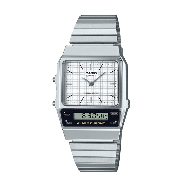 CASIO VINTAGE EDGY COLLECTION RETRO DIAL - BALTS ****** AQ-800E-7AEF