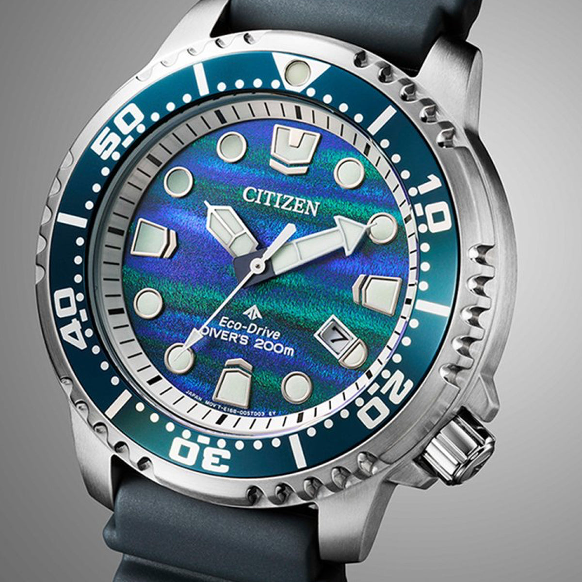 CITIZEN PROMASTER ECO-DRIVE 200M STAINLESS STEEL DIAL - LIMITED EDITION BN0167-09W