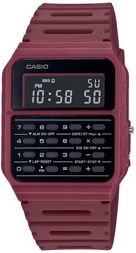 CASIO VINTAGE CALCULATOR EDGY COLLECTION - RED CA-53-WF-4BDF