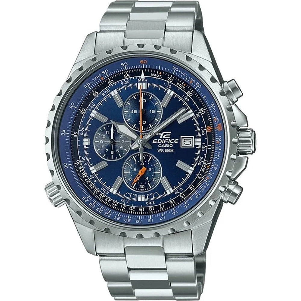 CASIO EDIFICE SLIDE RULE XL CHRONO - ZILS EF-527D-2AVUEF