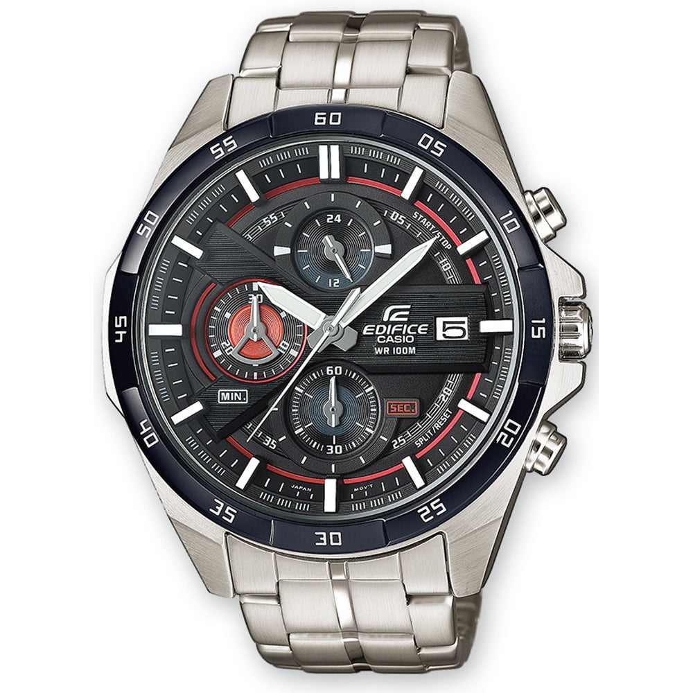 CASIO EDIFICE МНОГОСЛОЙНЫЙ ХРОНОГРАФ - ЧЕРНЫЙ EFR-556DB-1AVUEF