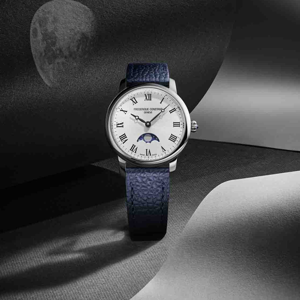 FREDERIQUE CONSTANT modelis SLIMLINE Moonphase