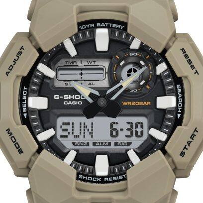 CASIO G-SHOCK NEW RUGGED BASIC Digital 10-Year Battery GA-010-5AER