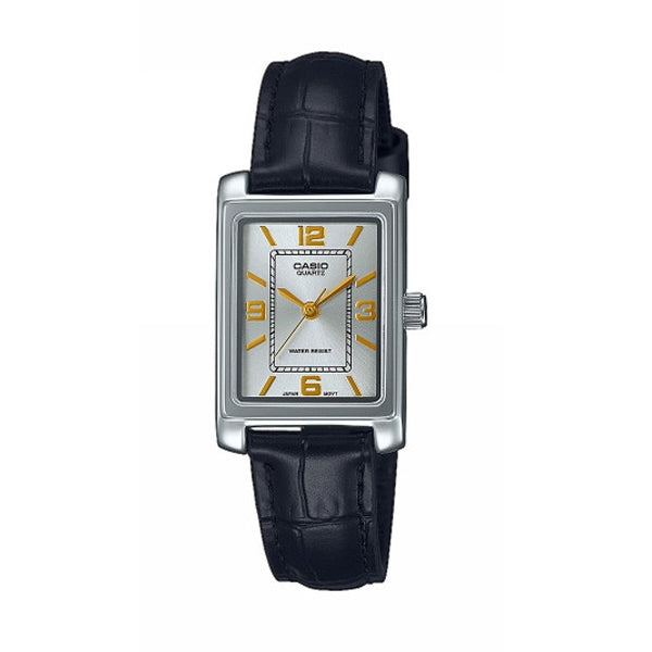 CASIO COLLECTION TANK, LEATHER - ARGENTEE LTP-1234PL-7A2EF