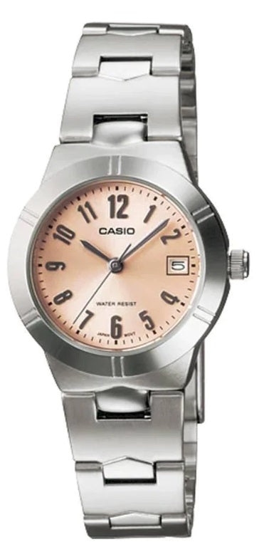 CASIO COLLECTION LADY DATE - ANTIQUE PINK LTP-1241D-4A3DF