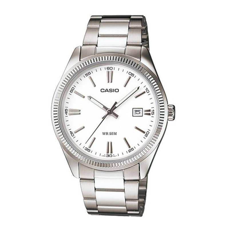 CASIO COLLECTION LADY DATE - WHITE LTP-1302D-7A1VDF