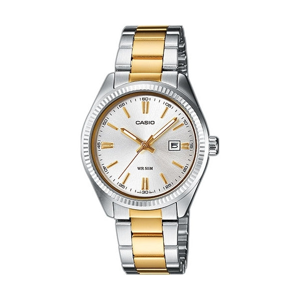 CASIO COLLECTION LADY DATE - TWO TONES