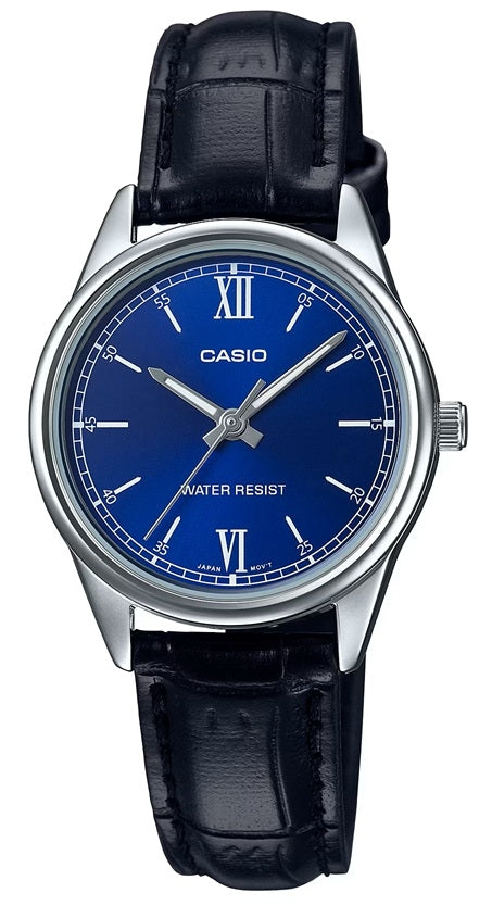 CASIO COLLECTION ONLY TIME LADY, КОЖА - СИНИЙ LTP-V005L-2BUDF