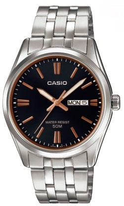 CASIO COLLECTION DATE - BLACK MTP-1335D-1A2VDF