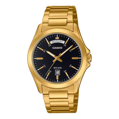 CASIO COLLECTION DAY & DATE GOLD MTP-1370G-1AVDF