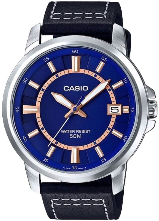 CASIO COLLECTION BOLD - СИНИЕ MTP-E130L-2A