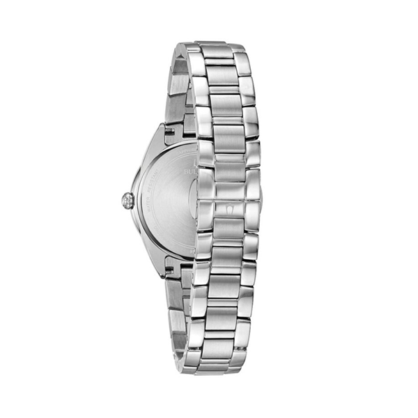 Женские часы BULOVA CLASSIC SUTTON из нержавеющей стали с перламутровым циферблатом и бриллиантами 96P199