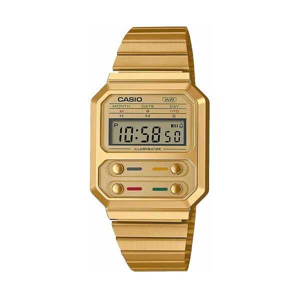 CASIO VINTAGE EDGY COLLECTION - ZELTS A100WEFG-9AEF
