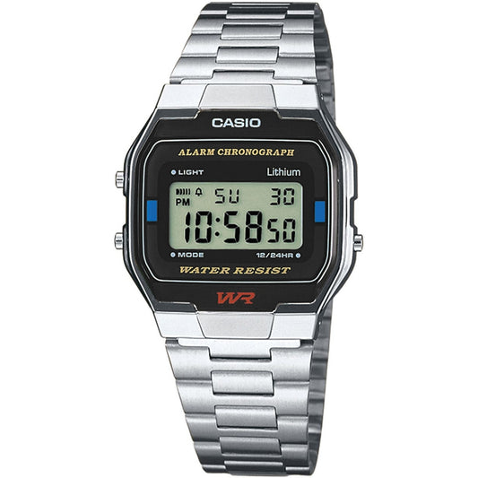 CASIO VINTAGE ICONIC - KLASISKI MELNS A163WA-1QES