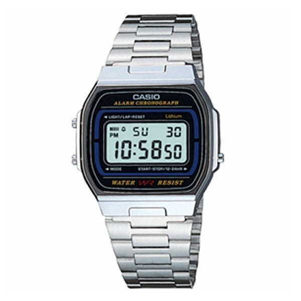 CASIO VINTAGE ICONIC - CLASSIC SILVER A164WA-1VES