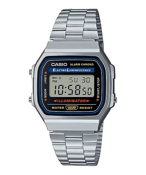 CASIO VINTAGE ICONIC - KLASISKS SUDRABA A168WA-1WDF