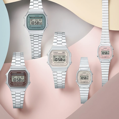 CASIO VINTAGE ICONIC - KRĒMA KRĀSA A168WA-8AYES