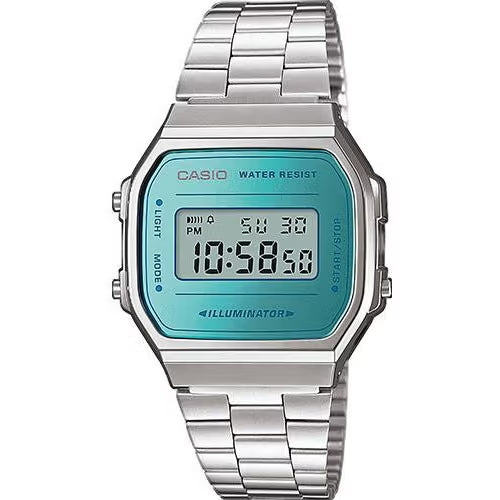 CASIO VINTAGE ICONIC - AQUA BLUE A168WEM-2EF