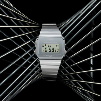 CASIO VINTAGE ICONIC SLIM DESIGN - SILVER A700WEV-7AEF