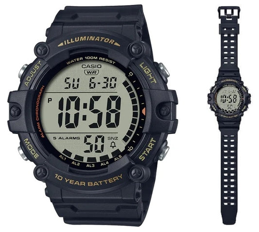 CASIO SPORT ILLUMINATOR WORLDTIME - XL STRAP AE-1500WHX-1AVDF