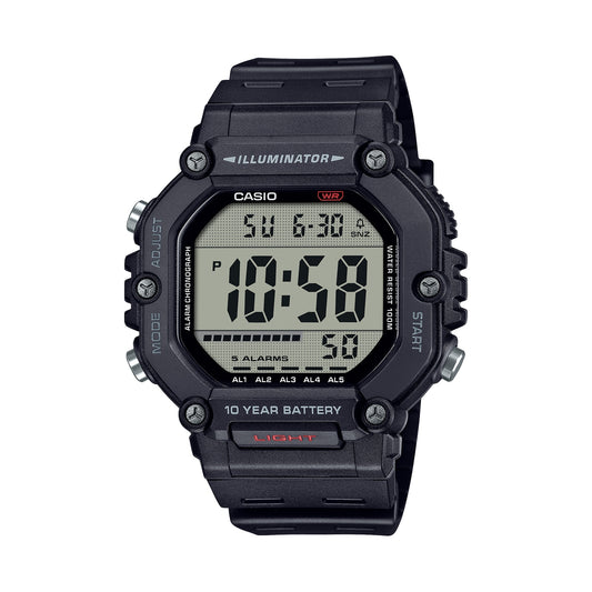CASIO SPORT COLLECTION OVERSIZE, АККУМУЛЯТОР НА 10 ЛЕТ – ЧЕРНЫЕ AE-1600H-1AVEF