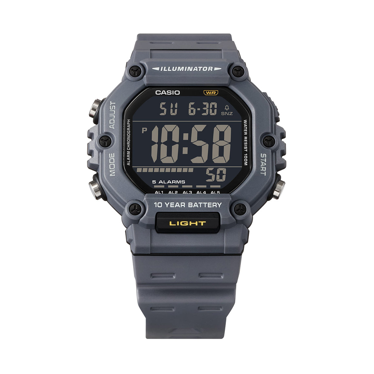 CASIO SPORT COLLECTION LIELĀ IZMĒRA 10 GADU BATERIJA - AVIO AE-1600H-8BVEF