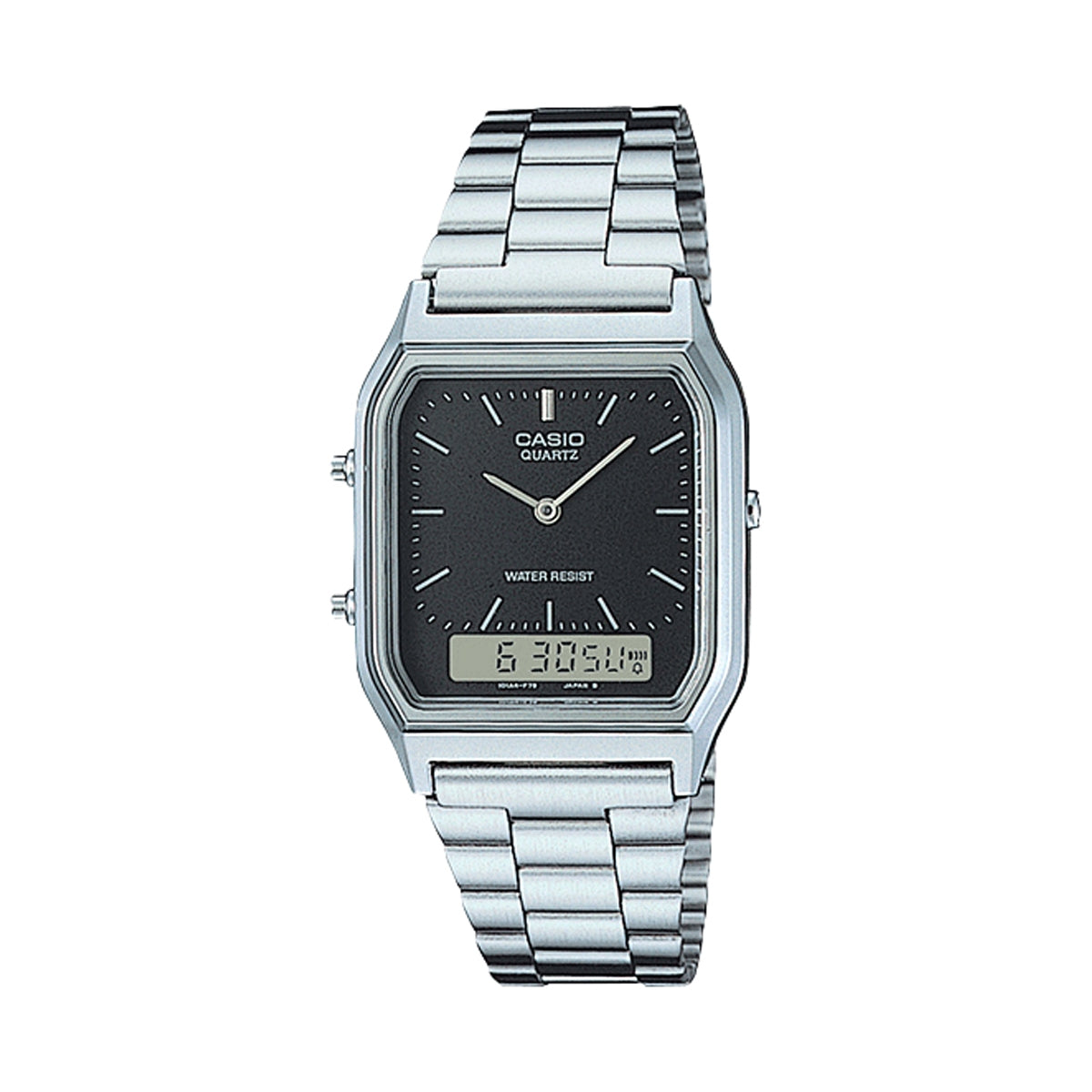 CASIO VINTAGE EDGY COLLECTION SUNRAY CIPFERBLATS – MELNS AQ-230A-1DMQYES