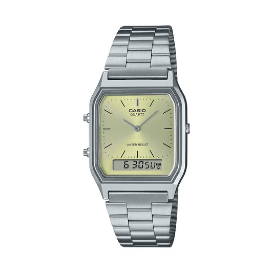 CASIO VINTAGE EDGY COLLECTION SUNRAY CIPFERBLATS - LAIMA ZAĻA AQ-230A-9AMQYES