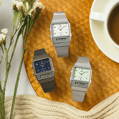 CASIO VINTAGE EDGY COLLECTION - GREEN AQ-800E-3AEF