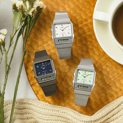 CASIO VINTAGE EDGY COLLECTION - PETROL BLUE AQ-800EB-2AEF