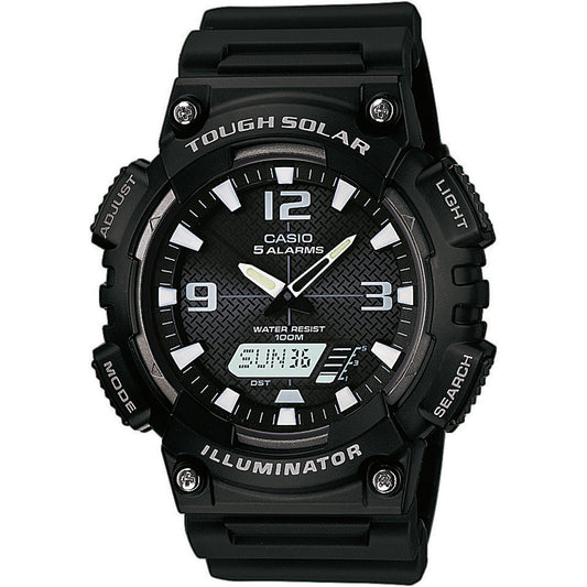 CASIO SPORT DIVER - ILLUMINATOR TOUGH SOLAR - ЧЕРНЫЙ AQ-S810W-1AVEF