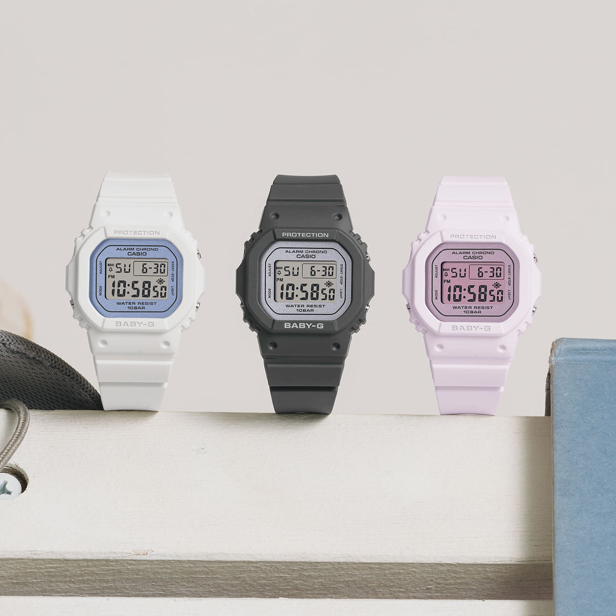 CASIO BABY-G 560 СЕРИЯ SPRING COLORS — ЧЕРНЫЙ BGD-565SC-1ER