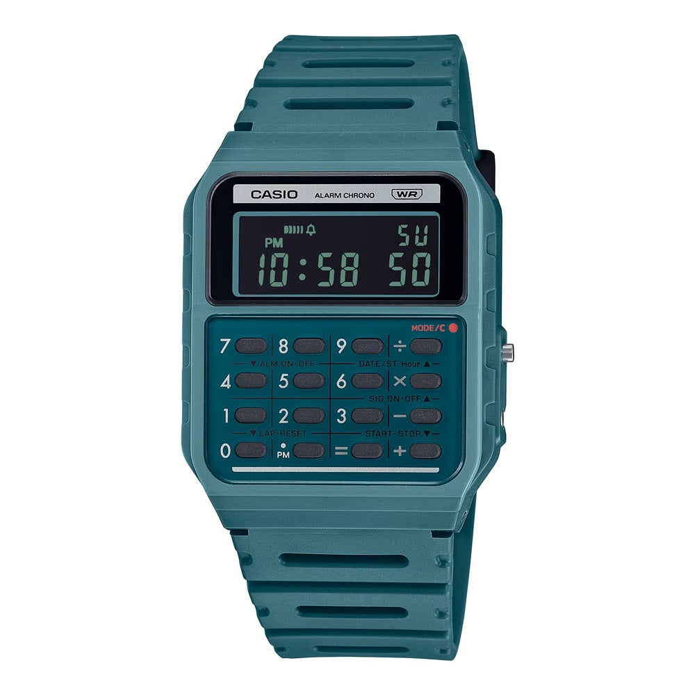 CASIO VINTAGE CALCULATOR EDGY COLLECTION - MEŽA ZAĻA CA-53WB-3BEF