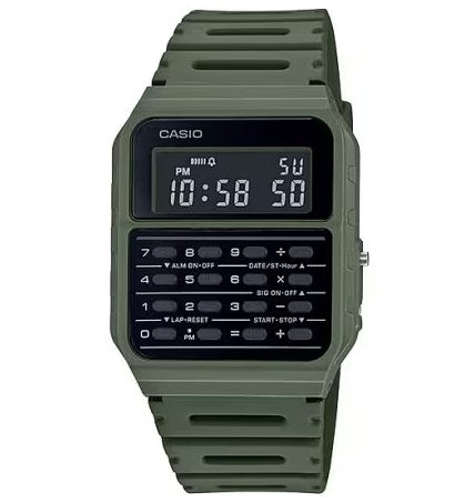 CASIO VINTAGE KALKULATORS EDGY KOLEKCIJA - ZAĻŠ CA-53WF-3BDF