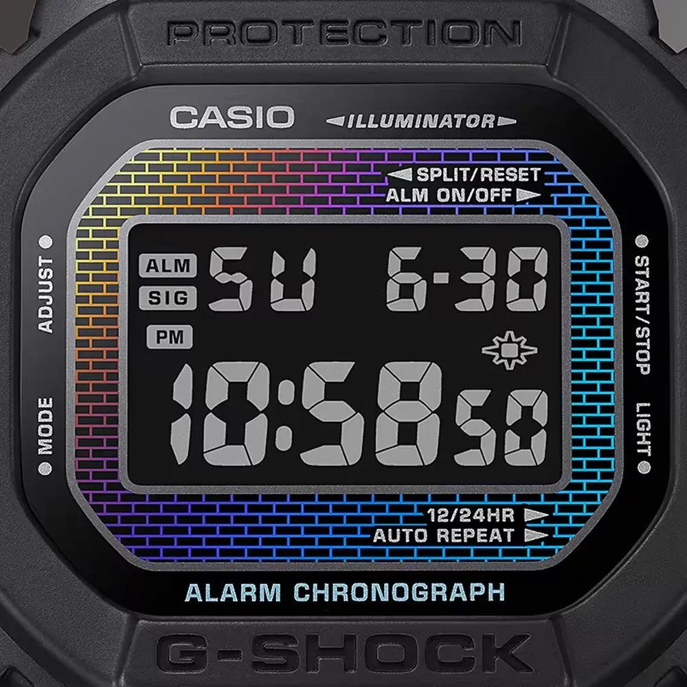 CASIO G-SHOCK THE ORIGIN - RAINBOW BRICK WALL SERIES DW-5600RW-1ER