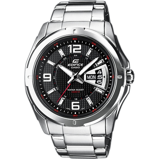 CASIO EDIFICE CLASSIC DAY DATE - BLACK EF-129D-1AVEF