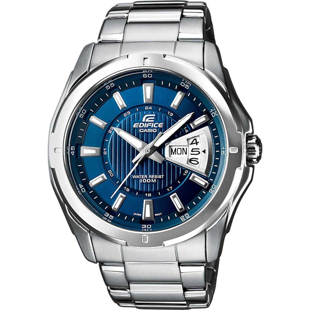CASIO EDIFICE CLASSIC DAY DATE - СИН. EF-129D-2AVEF