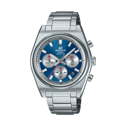 CASIO EDIFICE MOTORSPORT HRONOGRĀFS ZILS EFB-730D-2AVUEF