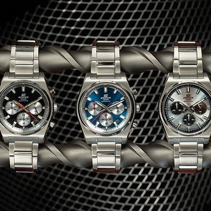 CASIO EDIFICE MOTORSPORT CHRONOGRAPH - СЕРЕБРО EFB-730D-7AVUEF