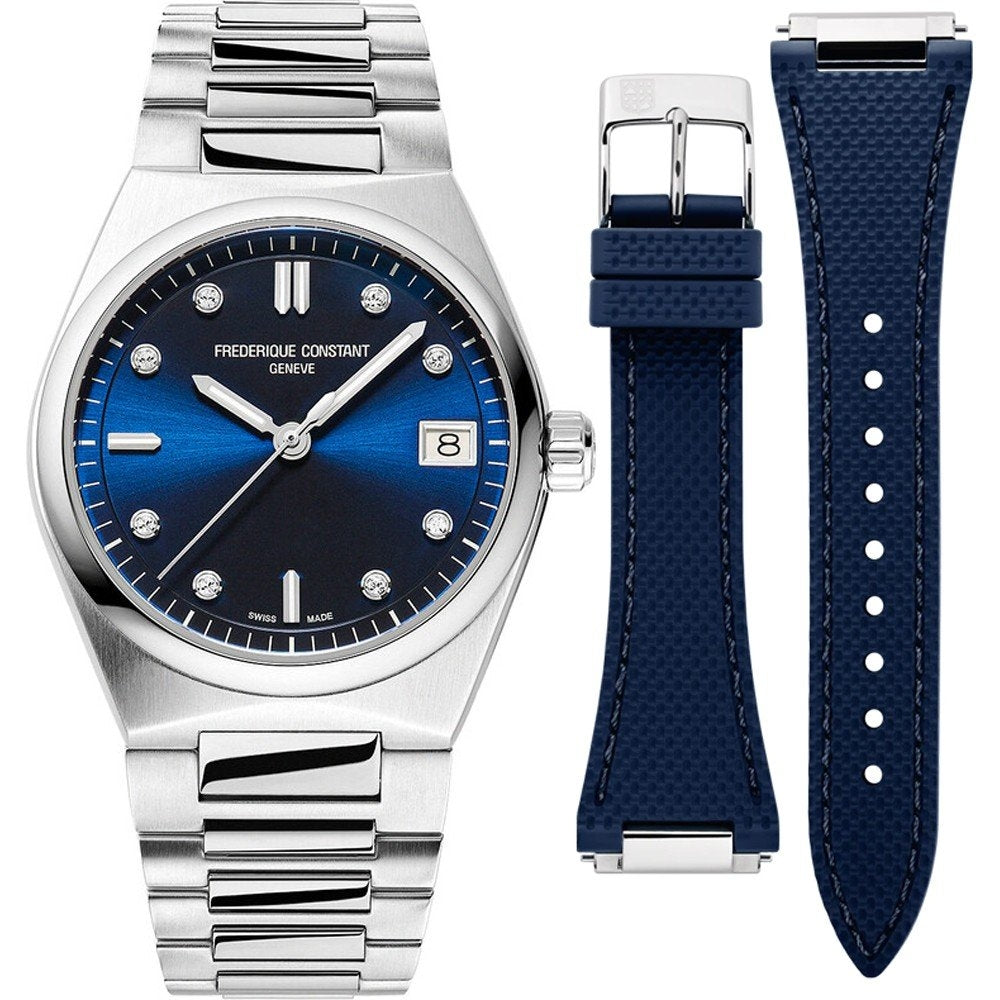 FREDERIQUE CONSTANT HIGHLIFE īpašais komplekts + papildu siksniņa FC-240ND2NH26B