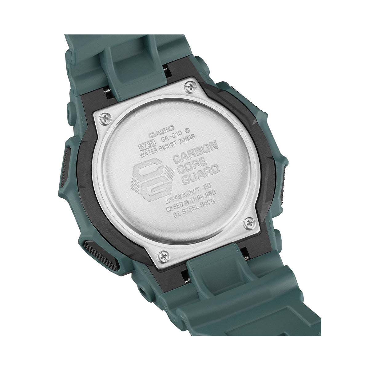 CASIO G-SHOCK NEW RUGGED BASIC analogais-digitālais pulkstenis ar 10 gadu bateriju GA-010-2AER