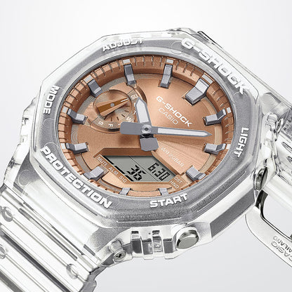 CASIO G-SHOCK BRIGHT METALLIC - ROSE GOLD GA-2100BM-7A5ER
