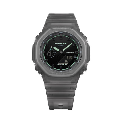 CASIO G-SHOCK OAK – SMOKE LIGHT SĒRIJA – MELNS ***JAUNUMS!*** GA-2100K-1AER