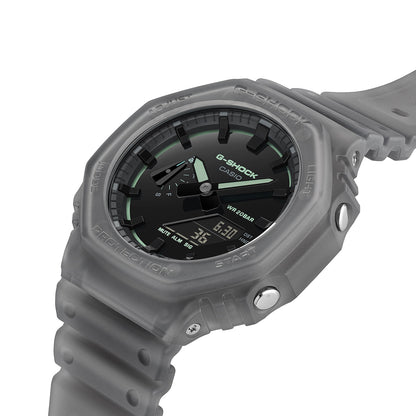 CASIO G-SHOCK OAK – SMOKE LIGHT SĒRIJA – MELNS ***JAUNUMS!*** GA-2100K-1AER