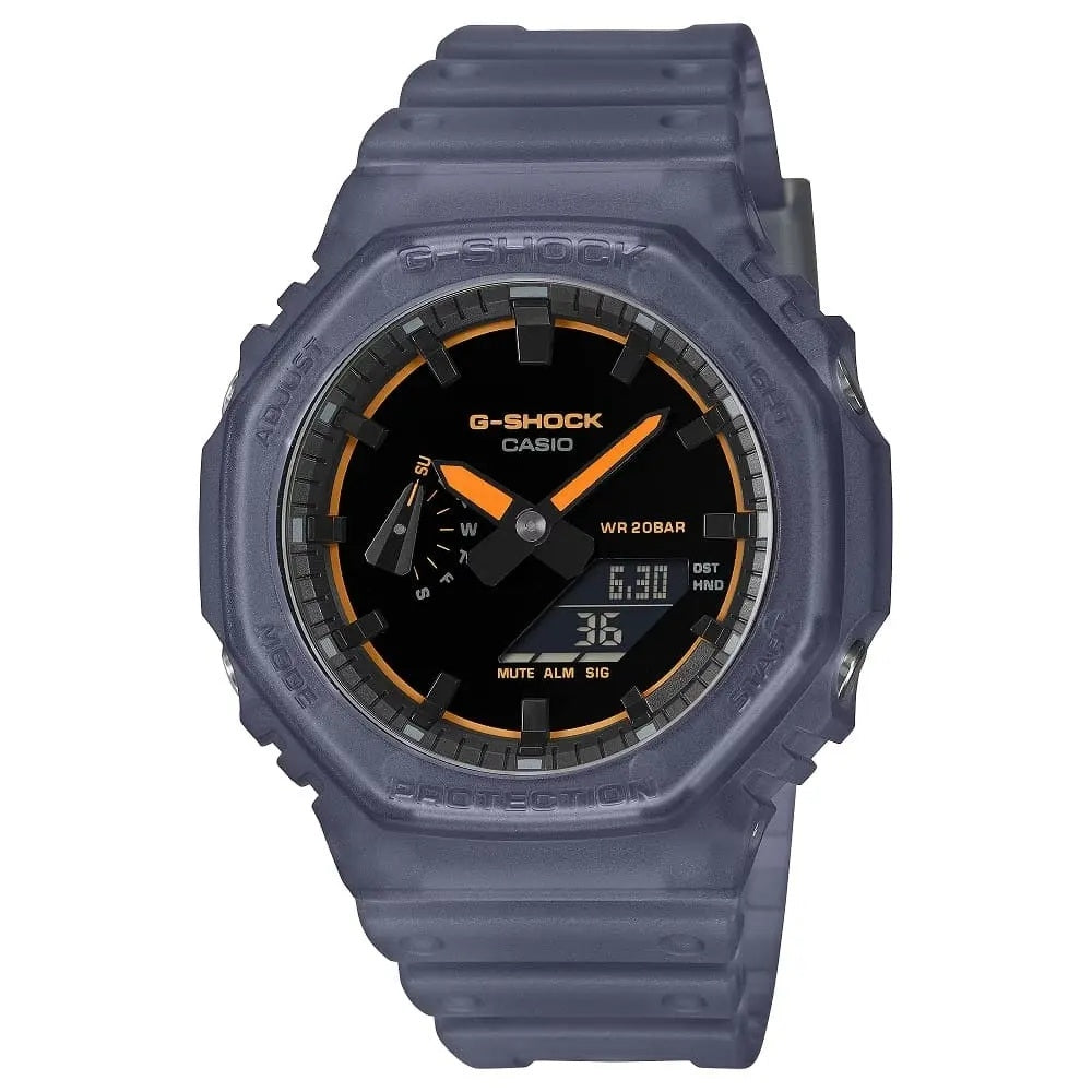 CASIO G-SHOCK OAK - SMOKE LIGHT SĒRIJA - ZILA ***JAUNUMS!*** GA-2100K-2AER