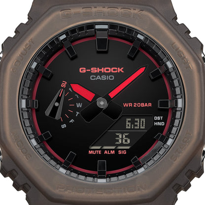 CASIO G-SHOCK OAK - SMOKE LIGHT SERIE - КОРИЧНЕВЫЕ ***НОВЫЕ!*** GA-2100K-5AER