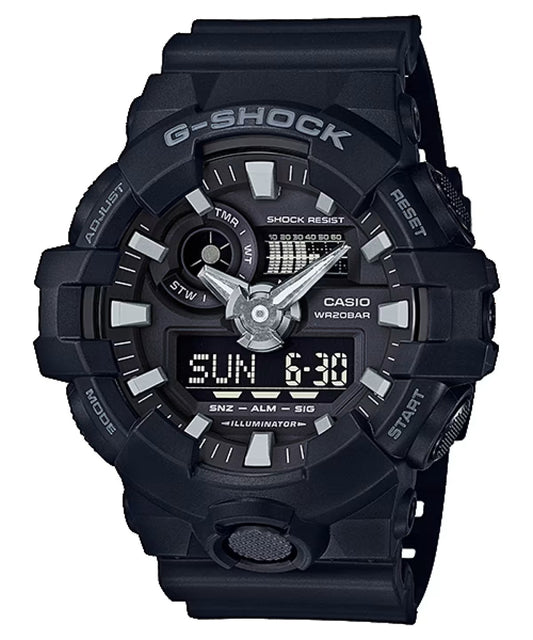 CASIO G-SHOCK OVERSIZED FULL BLACK GA-700-1BDR