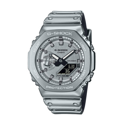 CASIO G-SHOCK OAK - СЕРИЯ FINE METALLIC - СЕРЕБРО GM-2100YM-8AER
